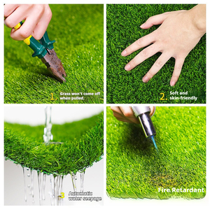 Césped <span class=keywords><strong>Artificial</strong></span> Comercial Resistente al Fuego para Decoración de Estadios Escolares - Product Image 5