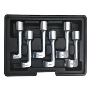 Jeu de clés à fourche ouvertes en forme de L en argent pour injecteurs diesel - Product Image 4