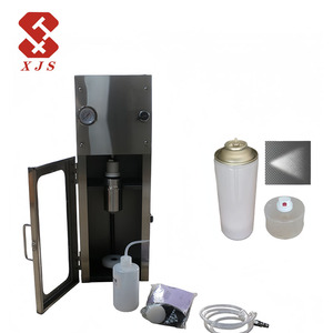 Petite machine de remplissage semi-automatique <span class=keywords><strong>à</strong></span> pulvérisation automatique <span class=keywords><strong>pour</strong></span> aérosols, équipement de remplissage de réservoirs d'aérosols, machine de remplissage manuelle de vaporisateurs d'assainisseurs d'air - Product Image 1