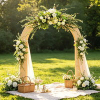 Guirlande de fleurs artificielles mélangées pour décoration d'arche de mariage et de remise de diplôme, arrangement floral, toile de fond, centre de table, décor en plastique
