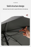 Parapluie de golf coupe-vent avec logo personnalisé, automatique, grand format, pour la pluie et le soleil, promotionnel pour entreprises, vente en gros, fournisseur chinois