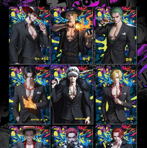 Nouvelles cartes à jouer en papier écologiques One Piece Non Waifu, boîte de booster, 36 boîtes/carton, collection Luffy Zoro Sauron, couleur intégrale - Product Image 5