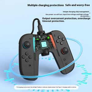 Véritable poignée de charge Switch2 Accessoire de poignée gauche et droite NS2 Charger Bridge avec communication filaire Great Value - Product Image 4