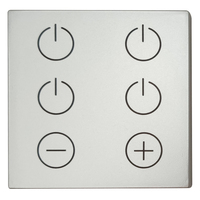 Interrupteur intelligent sans fil à capteur de gradateur tactile 12V, commutateur multiple de commande, 4 canaux pour lampe LED armoire