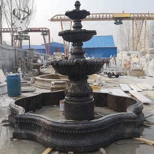 Fontana d'Acqua in Pietra Naturale a <span class=keywords><strong>3</strong></span> Livelli, Grande e Bella, per Esterni - Product Image 5