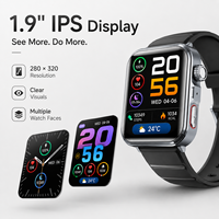 Smartwatch mit 7 Menüstilen, Anpassbaren Zifferblättern, Ziel-Erinnerungen und Bewegungserinnerung für Ballsportarten