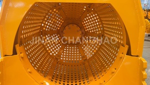 Godet de criblage rotatif 3CX pour pelle hydraulique avec différentes tailles de tamis - Product Image 5