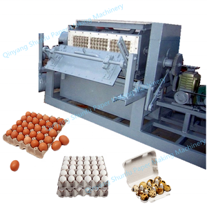 Home Small Business Recycle waste paper box making egg tray making machine egg carton machine production line