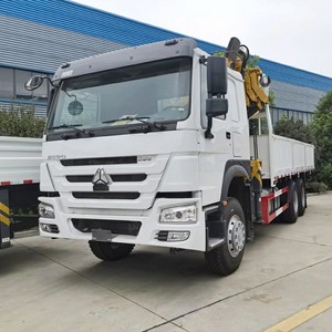 รถบรรทุกติดเครนพับได้ HOWO ใหม่เอี่ยม 6x4 พร้อมเครนสำหรับขาย - Product Image 1