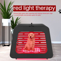 Cage de thérapie par lumière rouge pour chiens/chats/animaux de compagnie, 120 LED, multi-longueurs d'onde, en fer, pour petits animaux, dispositif de santé, lit et maison