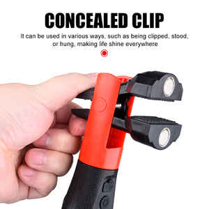 180&deg; Rotatable Magnetic <strong>Work</strong> <strong>Light</strong> with Power Display, Hook and Clamp Outdoor Flashlight, Suitable for Car Repair and Camping - Product Image 5