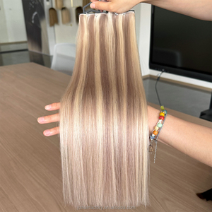 Weaving Double Drawn Cuticle Aligned Virgin Remy Genius Weft Human Hair Extension - Product Image 3