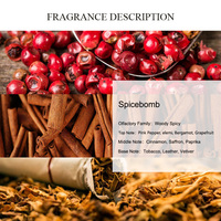 Huile de parfum UNIQUE AROMA Spicebomb, vente en gros d'usine, best-seller, parfum de marque Spice, huile de parfum pour homme