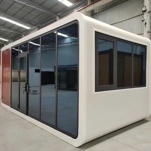 Capsule spatiale haut de gamme, mini-maison préfabriquée, maison modulaire en conteneur, cabane de luxe, pod de glamping portable, <span class=keywords><strong>logement</strong></span> préfabriqué intelligent - Product Image 2