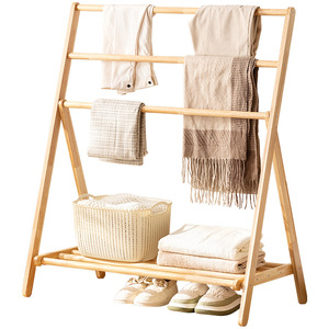 Multifunctional coat <b>rack</b>, lazy <b>clothes</b> hanger, floor-standing, freestanding, simple household <b>clothes</b> <b>rack</b> for rental rooms, - Product Image 5
