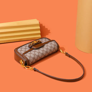 Bolso de Moda Retro con Diseño Floral, Gran Capacidad, Versátil, Texturizado, Pequeño y Cuadrado, para Mujer, de Hombro o Axila - Product Image 4