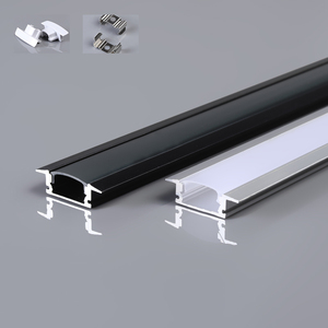 Tira cuadrada montada en la cama, ultrafino embellecedor de longitud personalizada, Canal <span class=keywords><strong>LED</strong></span> de aluminio blanco anodizado - Product Image 6