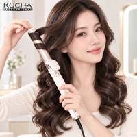 RUCHA Auto Rotating Curling Iron MCH Chauffage rapide Affichage LED Épilateur automatique