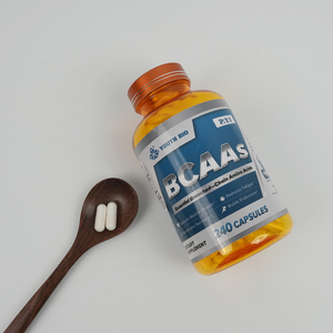 Cápsulas de <span class=keywords><strong>Amino</strong></span>ácidos BCAA de Primera Calidad, 1000 mg, 2:1:1, para Atletas, Hombres y Mujeres, Disponibilidad Inmediata, 120 Porciones por Botella - Product Image 1