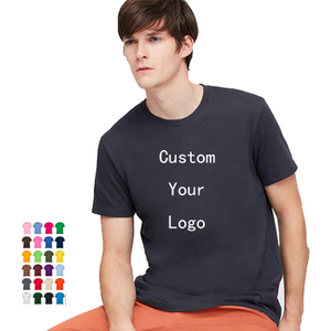 Custom <b>logo</b> Print T-shirt Unisex 100% Cotton TShirts Oversized Men Heavyweight Plus Size Graphic Plain Design T Shirt for Men - Product Image 2