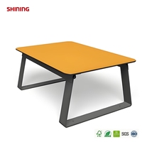 Plateaux de table de cuisine et d'extérieur en HPL brillant couleur pierre de luxe, anti-rayures, avec texture marbre personnalisée, design moderne