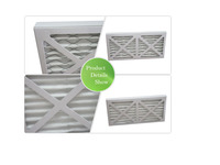 Nouveau système de filtration d'air pour la ventilation domestique HVAC de qualité moyenne F7, panneau plissé en fibre synthétique, purificateur d'air