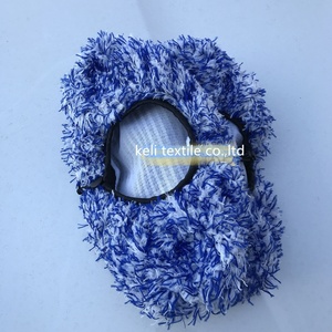 Copertura per Spazzola in Microfibra 100% Poliestere a Pelo Lungo Super Assorbente per <span class=keywords><strong>Lavaggio</strong></span> <span class=keywords><strong>Auto</strong></span> e Mop con Schiuma - Product Image 5