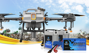 Batería de iones de litio de alta descarga AMPXELL 22AH 6S para drones, paquete de baterías para máquinas agrícolas de mapeo y topografía MAB-22A22B - Product Image 6