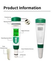 Stylo testeur de qualité de l'eau 5 en 1, pH-mètre, TDS, EC, salinité, température, avec indication vocale pour l'hydroponie, l'aquaponie, l'aquarium, la piscine