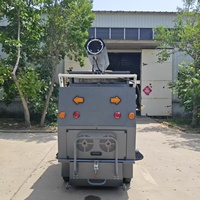 Nouvelle balayeuse routière électrique autopropulsée LM-W2200 2200 mm 18 500 m/h bac 260 L 48 V canon à brouillard pistolet HP nettoyage en marche arrière
