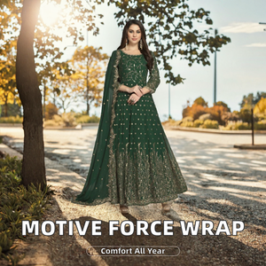 2024 MOTIVE FORCE Foulard Hijab Malaisien Instantané pour Femme, en Jersey à Imprimé Numérique Uni, pour Maillot de Bain et Sport Musulman - Product Image 2