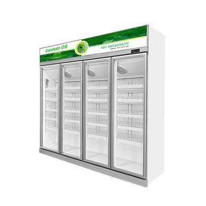 Réfrigérateur refroidisseur de bière d'affichage de vitrine froide de boisson de congélateur vertical de porte commerciale de <span class=keywords><strong>4</strong></span> - Product Image 1