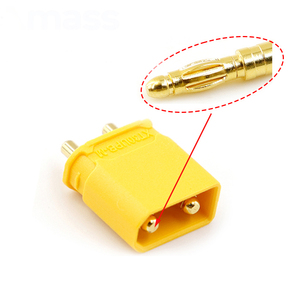 מחבר XT30UPB איכותי עם מגעי זהב 20A 500V לחיבור חוטי חשמל זכר/נקבה להלחמה עבור לוחות PCB - Product Image 4