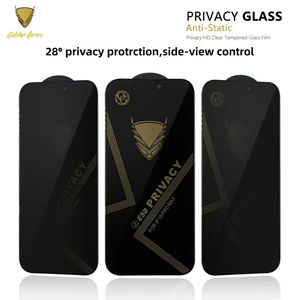 Película de Vidrio Templado Antiestática 2.5D 9H ESD <span class=keywords><strong>Ultra</strong></span> Resistente a Impactos con Privacidad de 28 Grados para iPhone 17 - Product Image 2