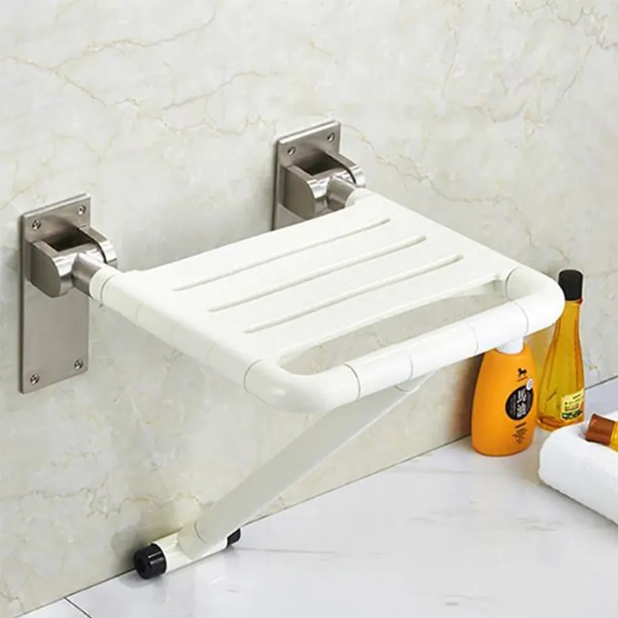 Bathroom Fittings Foldable Safe Anti-bacteria Swing Up Elderly Disabled Toilet Shower Seat Shower Chair