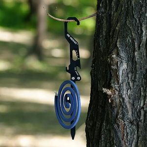 Outdoor Verão Anti-mosquito Ground Insert Multi-funcional Abridor de Garrafas Escala de Medição Aço Inoxidável Mosquito Coil Holder - Product Image 3