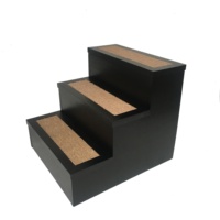 Escalier en bois de haute qualité pour chien, marches pour animaux de compagnie, rampe pour lit avec Design de rangement