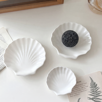 Diffuseur de pierre volcanique en céramique de luxe en forme de coquillage, ensemble de pierres aromatiques sans eau pour huiles essentielles, idéal pour les spas et hôtels
