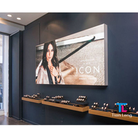 Vente en gros Nouveau caisson lumineux LED 3D pour Restaurant Bar Signe Publicité Bon marché Boucle Cadre Design
