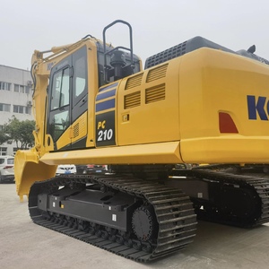 Excavatrice Komatsu PC210 21 tonnes d'occasion de bonne qualité et à prix abordable, modèle 2021, avec rapport sur moteur, pompe et roulement PLC, pour travaux de terrassement et de creusement - Product Image 1
