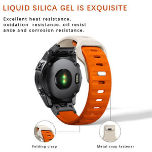 Bracelet montre à dégagement rapide 22mm 26mm pour Garmin Fenix 8 51mm 47mm/Bracelet montre Fenix <span class=keywords><strong>E</strong></span> pour Garmin Fenix 5X 6X 7 7X Pro 6X 945 - Product Image 2