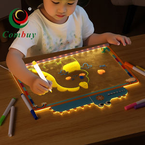 Juego de escritura de acrílico grande educativo Juguetes Tablero de dibujo luminoso para niños - Product Image 1