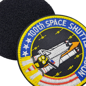 <strong>NASA</strong> Patches With Hook Loop Back Sew on Space Embroidery Patches for <strong>Clothes</strong> Jackets Bags - Product Image 4