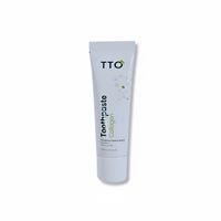 TTO 75ml Dentifrice au Collagène, Huile d'Arbre à Thé et Vitamine C – Hydratation Profonde, Thérapie Réparatrice Anti-Âge, Portable pour la Maison