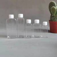 Bouteilles rechargeables 10ml 20ml 30ml 50ml 80ml 100ml Bouteilles en plastique PET transparentes vides avec bouchon à vis