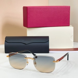 Lunettes de soleil carrées de luxe pour hommes et femmes, protection UV400, haute qualité, unisexes, pour les voyages d'affaires et les vacances - Product Image 3