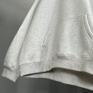 Sweat-shirts à capuche 100% coton, épais, en molleton lourd, surdimensionnés, personnalisables avec logo, pour hommes - Product Image 6