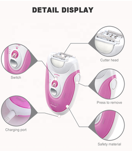 Trois têtes femmes épilation <span class=keywords><strong>Kemei</strong></span> Km-299 <span class=keywords><strong>Mini</strong></span> facile à transporter rasoir électrique épilateur pour les femmes - Product Image 4