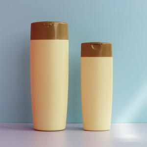 Bouteille carrée plate en plastique personnalisée de 400 ml/200 ml avec bouchon à clapet, sérigraphiée et estampée à chaud, pour shampoing et après-shampoing - Product Image 4