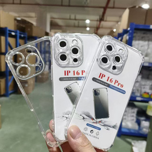 เคสใสกันกระแทก TPU หนา 1.5 มม. สำหรับทุกรุ่น เคสใสแบบถุงลมนิรภัย สำหรับ <span class=keywords><strong>iPhone</strong></span> 16 15 Samsung S24 Xiaomi Google ขายส่ง - Product Image 2
